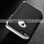 2 in 1 Case Covers For Apple iPhone 7/7 plus Metal Frame Soft TPU Silicone Back Cover Matte Anti-slip 7 7 Plus Phone Cases