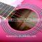Colorful 40 inch beginner Cut-away acoustic guitar CARAVAN MUSIC HS4018
