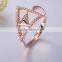 China supplier 18k Gold Gemstone Ring silver ring