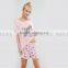 China supplier EU standard cotton fabric cartoon printing pajamas set