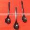 Black Colour 5.6 inches Melamine Baby Spoon with Straight Handler