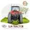 China famous SJH135hp 4wd farm wheel tractor with implements