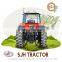 SJH 135hp 4wd farm wheel tractor supply with implements