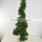 SJ1300120 Customization plastic boxwood spiral tree/decorative topiary tree