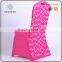 rosette spandex chair cover for wedding