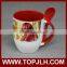double colored special sublimation coffee mug design logo transfer