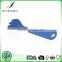Reusable high standard welcome bamboo fiber fork blue