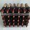 30 bottles red color wine rack