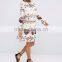 women's printted dress wiht long sleeve