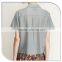 2016 S/S SIMPLE DESIGN women chiffom custom t shirt