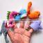 8 cm small cute plush custom toys factory soft baby animal finger puppets