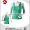 Womens polyester cotton yoga fitness singlet tank top