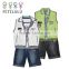 OEM Guangzhou Factory 3Pcs Papa Suit Summer Cotton Baby Clothes Set