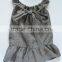 Suspenders Grey Baby Clothes Wholesale Handmade Girl Casual Kids High Waist Dress