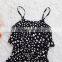 S60679B 2017 Newborn Baby Girl cotton Straps Bodysuits Jumper Hearts Romper Jumpsuit Clothes