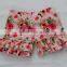 2017 Summer Little Angel Beautiful Flower Ruffle Shorts Baby Girls Lovely Rosa Ruffle Shorts