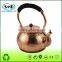 2017 Heavy Gauge 1mm Thick Hammered Copper Tea Pot Kettle Stovetop Teapot