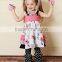 2017 New Baby Girl 4th of July Baby Girl Boutique Clothing Set With Matching Ruffle Dress