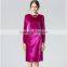 B40996A Fashion 6 colors women casual velvet dress