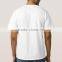 Hot 100% cotton custom workout clothes silk print white t shirt