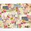 Christmas Flower Printed Mat EVA And Non Woven Fabric Placemat