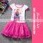Girls Summer Hot Popular Princess Lace Party Dress Pink Short Children Dress