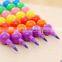 Korea style marker crayons lovely smiling face Tomatoes on sticks mechanical pencil stationery student award