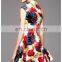 Ladies high quality sleeveless cotton umbrella dress supplier