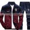 China Supplier Online Shopping Men's Baseball Collar Sweater Suit Set Loose Casual Sports Suit