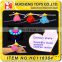 Funny Eco-friendly ABS plastic colorful electric whale mindwill toys plastic flashlight musical watch 2 in 1 EN71 ASTM