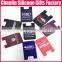 Business card holder /silicone phone wallet card holder