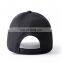 Daijun New Design OEM Hot Sale 100%polyester Grey Plastic Buckle Patch Men Custom Flat Brim Unstructured 6 Panel Hat