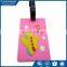 Wholesale factory custom printed genuine leather luggage tag