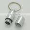 Waterproof Aluminum Medicine Pill Container Box Bottle Case Key Chain Holder