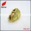 Metal Gold Leather Bag Lock