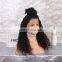 Manufacturer hand tied cheap kinky curly hair wigs