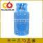 12.5KG empty lpg tank container/lpg gas cylinder for cooking