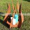 Rusted Plant Holders Corten Steel Planters