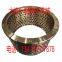 Kneader static sealing ring, mixer copper wear ring, tin bronze ring inlaid wear PTFE.