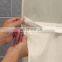 Waterproof Fabric Bathroom Hookless Shower Curtain