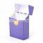 20 cigarette automatic flip cigarette case eco-friendly acrylic material plastic cigarette case