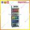 2015 Professional 6 tier clear wall mounted acrylic nail polish display rack/stand COS034