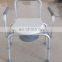 BME688 Hot Sale Elder Stainless Steel Folding Steel Commode Chair