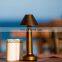 2019 amazon cafe hotel restaurant decorative wireless dimmable  table lamp