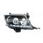 Black Housing Double Angel Eyes Headlight For Toyota Hilux Vigo 2011-2014