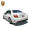 dry carbon small body kit fit for c class w205 C180 c200 c300 model car diffuser parts