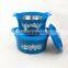 1.5L 1.0L 2PCS/Set Kitchenware Metal Food Bowl Hot and Cold Food Container