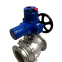 Electric actuator floating ball valve