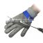 RTS Butcher Stainless Steel Razor Wire Mesh Chain Upgraded Anti-bacterial Fiber Mail Enforced Cut Resistant Gloves