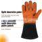 HANDLANDY TIG weld glove split deerskin leather long working gloves labor Multiple Protection